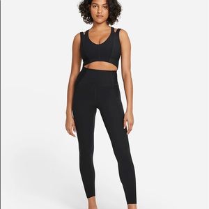 Medium Black Nike Yoga Luxe Dri-FIT Women's Infinalon Jumpsuit